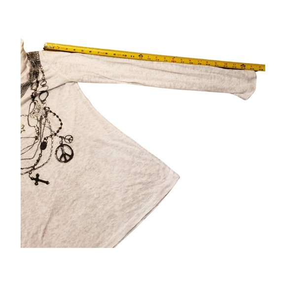 Awake Inc. Graphic Hooded Long Sleeve Top – White – Size L - Picture 9 of 12